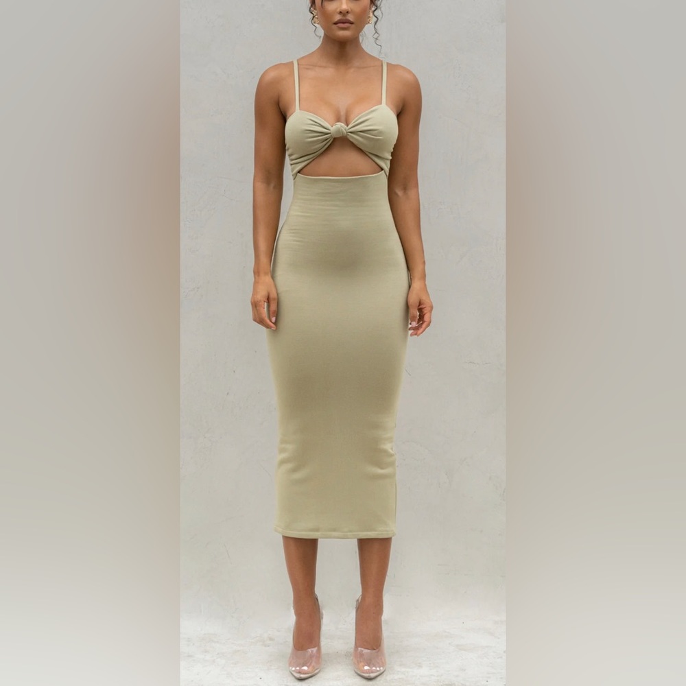 JLUXLABEL Moss Midi Dress - Brand New - size M